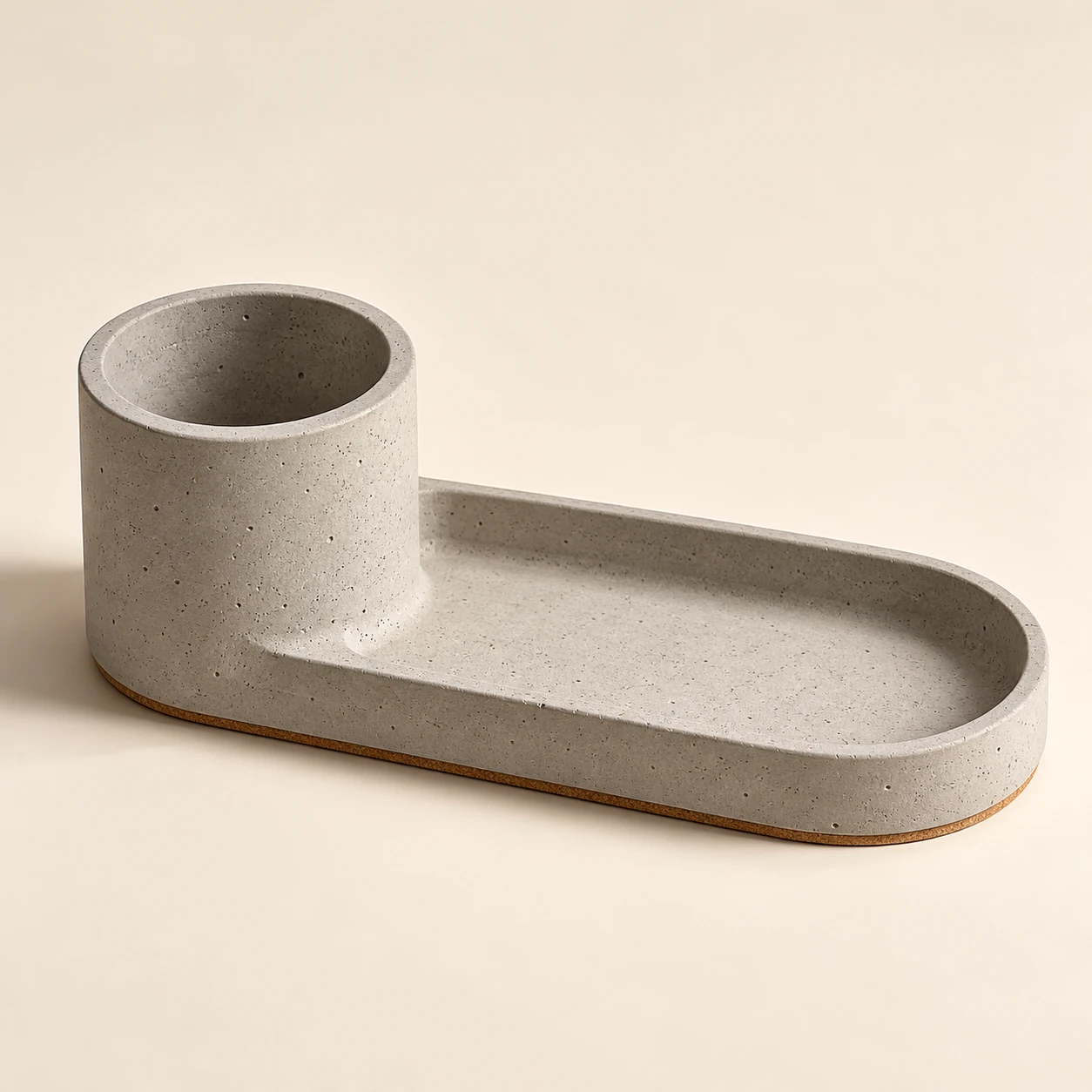 Basin Desk Organizer in Concrete